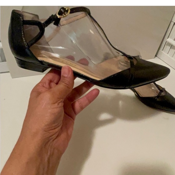 Ivanka Trump Black Pointed Toe Flats - Picture 7 of 15